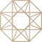 Ekena Millwork Guardian Wood Fretwork Pierced Ceiling Medallion, Alder, 40"OD x 15 1/2"ID x 3/8"T CMWP40X40X0375GDAL - alternate 3